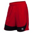 Photo1: JACO Training Shorts Twisted Mock Mesh  Red/Black  SALE (1)