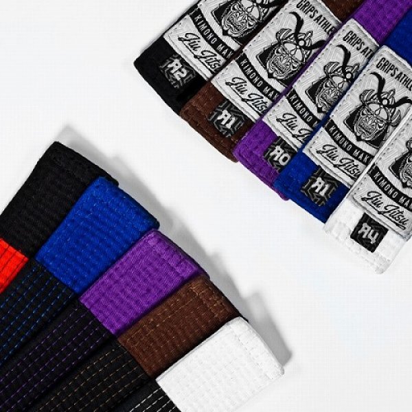 Photo2: Grips Jiu-jitsu Belt NEW (2)