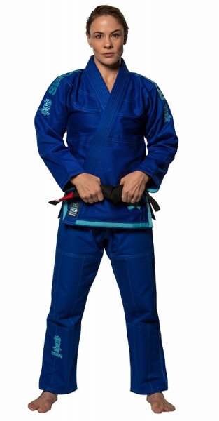 Photo1: Fuji Sports Ladies Jiu-jitsu Gi Sekai Women’s Blue (1)