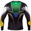 Photo4: VENUM Rashguard Brazilian Hero Long Sleeve Black/Yellow/Green/ (4)