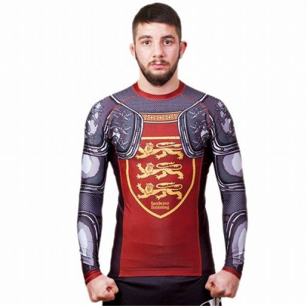 Photo1: HCT Rashguard Lion heart Long Sleeve (1)