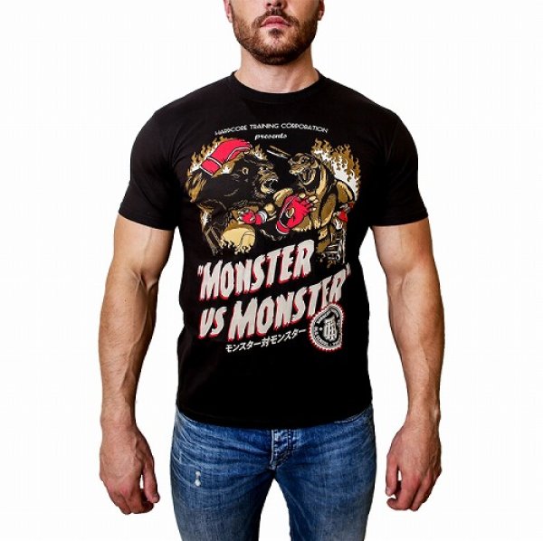 Photo1: HCT  T-shirt Monster vs Monster Black (1)