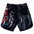 Photo2: KORAL Board Shorts FIGHT LIFE Black/Red (2)