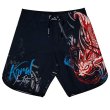 Photo1: KORAL Board Shorts FIGHT LIFE Black/Red (1)