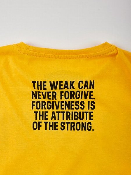 Photo2: MANTO T-shirt MANTO×KRAZY BEE Yellow  SALE (2)