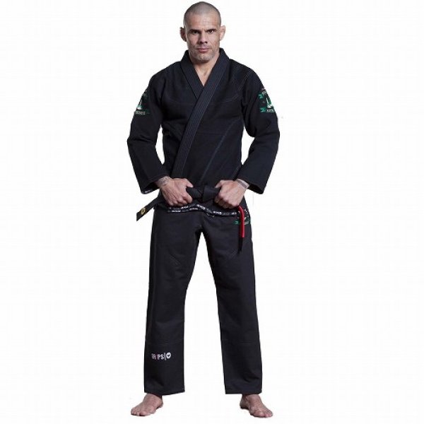 Photo1: Grips Jiu-jitsu Gi Arte Suave Black (1)