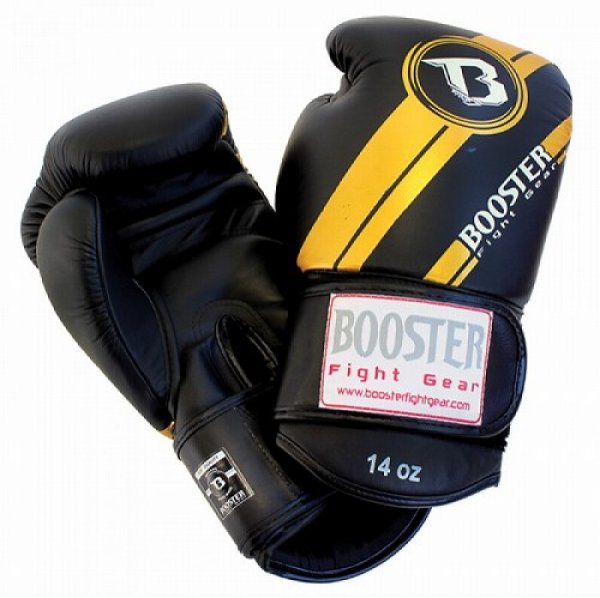 Photo1: Booster BOXING GLOVES BGL 1 V3  BLACK/GOLD (1)