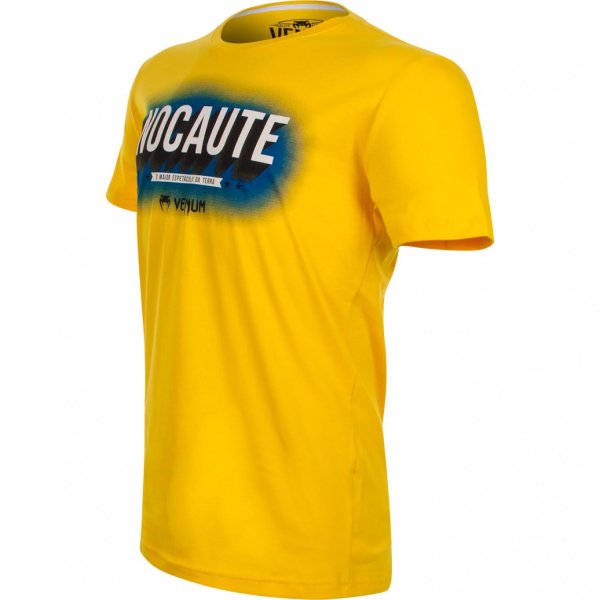 Photo2: VENUM T-shirt Nocaute yellow (2)