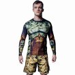 Photo3: Jitsu Ras guard Camo soldier long-sleeved  Black (3)