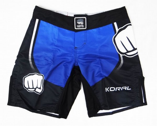 Photo1: KORAL Combat shorts NEW blue (1)