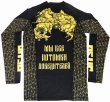 Photo2: JITSU Rash Guard PERESVET Long Sleeve Black/Yellow (2)