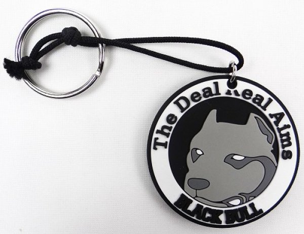 Photo1: BLACK BULL Rubber Key Chain (1)