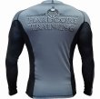 Photo2: HCT Rashguard GLADIATOR Long Sleeve Black/Gray (2)