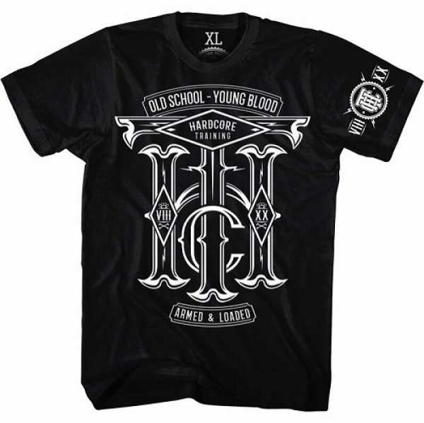 Photo1: HCT T-Shirts RETRO SIGN 1.0  Black (1)