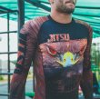 Photo3: JITSU Rash Guard BERKUT Long Sleeve Black (3)