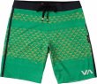 Photo4: RVCA Board  Shorts MAKUA TRUNK Green (4)