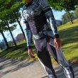 Photo1: [B-grade] DYNASTY Long Spats  CYBORG NINJA Black/Gray  SALE (1)