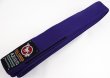 Photo2: BULLTERRIER Jiu Jitsu Belt  Purple (2)