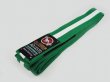 Photo1: BULLTERRIER  Jiu Jitsu Belt  Green/White (1)