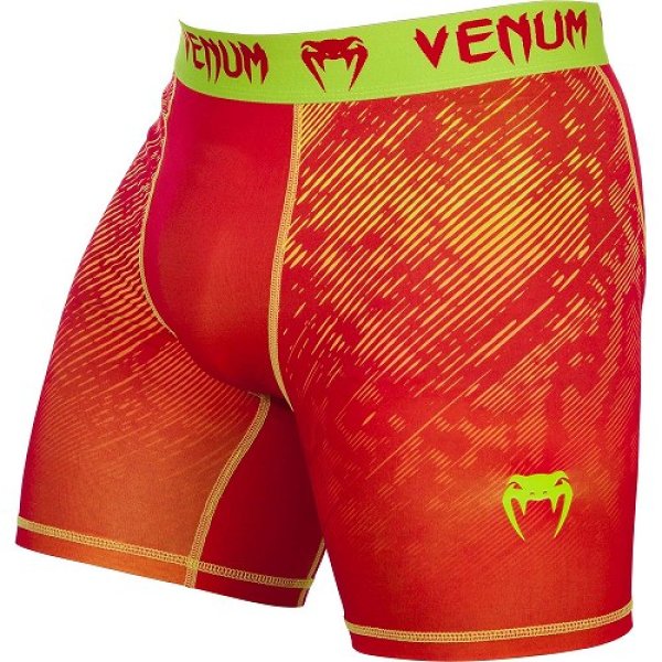 Photo1: VENUM Compression Shorts FUSION Orange/Yellow SALE (1)
