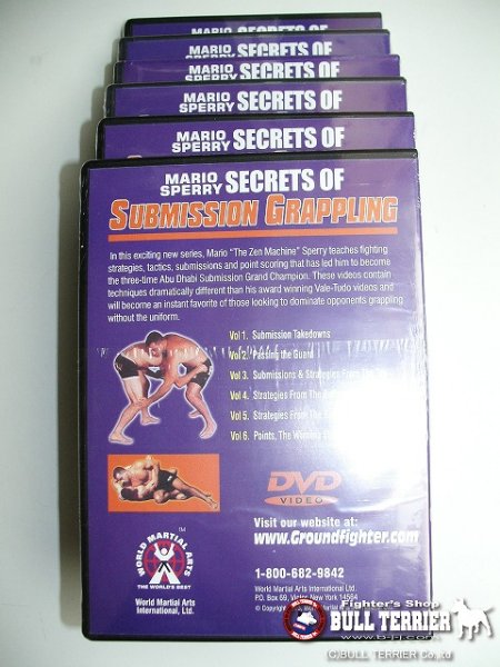 Photo2: DVD MARIO SPERRY submission grappling vol.1-6  SALE (2)