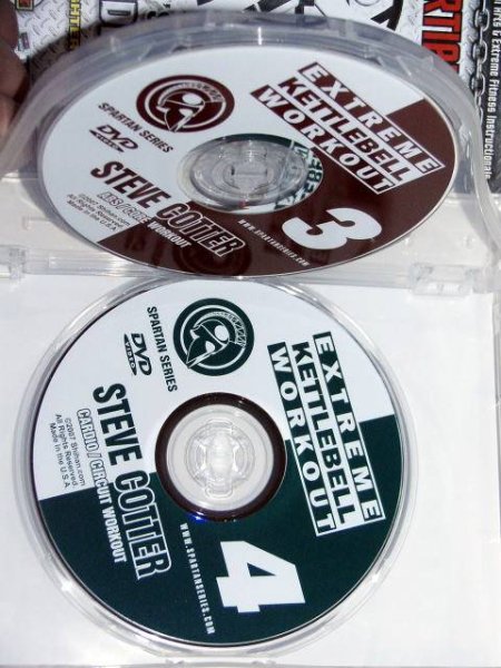 Photo4: DVD Steve Cotter Extreme KETTLEBELL Workout 4 disc sets  SALE (4)