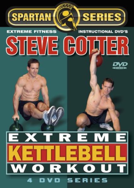 Photo1: DVD Steve Cotter Extreme KETTLEBELL Workout 4 disc sets  SALE (1)
