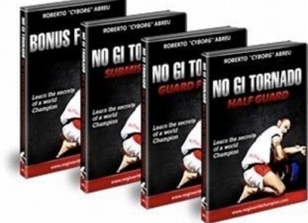 Photo2: DVD No Gi Tornado Guard 4 DVD Set by Roberto Cyborg Abreu  SALE (2)