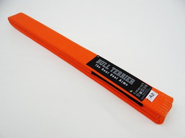 Photo1: BULLTERRIER Jiu Jitsu Belt 1.0 Orange (1)