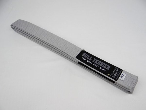 Photo1: BULLTERRIER jiu Jitsu Belt 1.0 Gray (1)