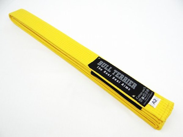 Photo1: BULLTERRIER Jiu Jitsu Belt 1.0 Yellow (1)