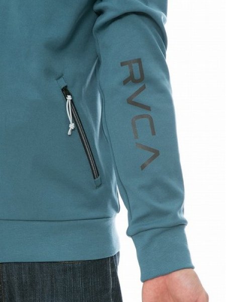 Photo4: RVCA Jacket TEMPO Blue/Green  SALE (4)
