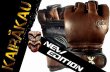 Photo1: Athlete X MMA glove KAIRAKAU Brown (1)