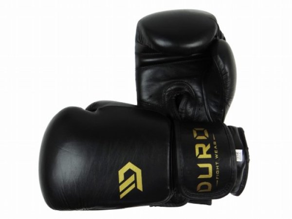 Photo1: DURO Boxing Glove DELUXE Black (1)