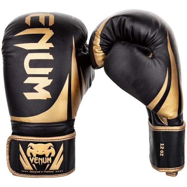 Photo1: VENUM Boxing Gloves Challenger2.0 Black/ Gold (1)