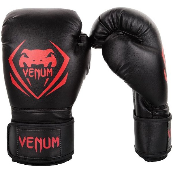 Photo1: VENUM Boxing Gloves Contender Black/Red (1)