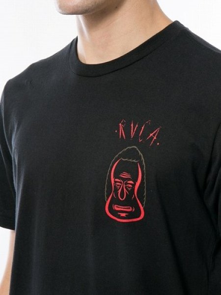 Photo4: RVCA T-shirt BARRY BIGHEAD STD Black  SALE (4)