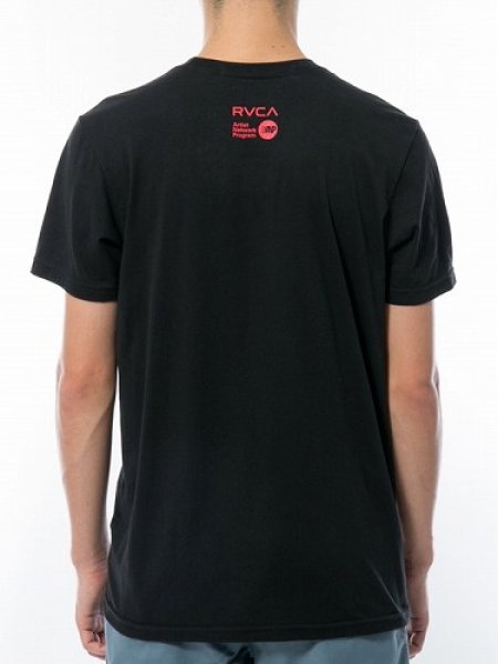 Photo3: RVCA T-shirt BARRY BIGHEAD STD Black  SALE (3)