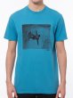 Photo1: RVCA T-Shirt ASTRODECK Cyan (1)