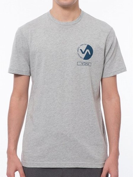 Photo1: RVCA T-Shirt Context Gray (1)