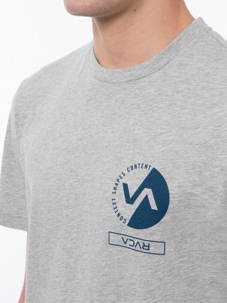 Photo4: RVCA T-Shirt Context Gray  SALE (4)