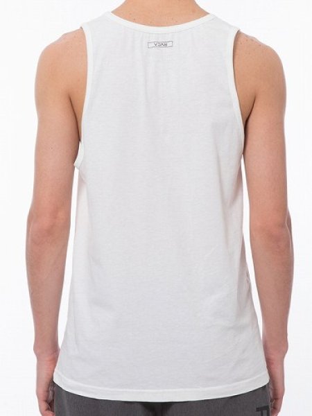 Photo3: RVCA Tank Top CONTEXT White  SALE (3)
