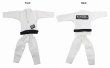 Photo1: BLACK BULL Jiu Jitsu gi for 12 inch Figures (1)