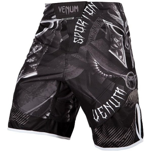 Photo2: VENUM Fight Shorts GLADIATOR 3.0 Black/White (2)