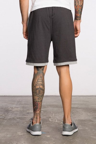 Photo3: RVCA Short LAYERS II Black Heather  SALE (3)