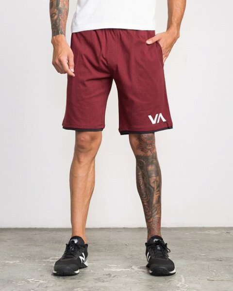 Photo1: RVCA Short LAYERS II TAWNY PORT  (1)