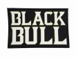 Photo1: BLACK BULL Embroidery Patch LOGO Black (1)