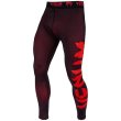 Photo1: VENUM Long Spats GIANT Black/Red (1)