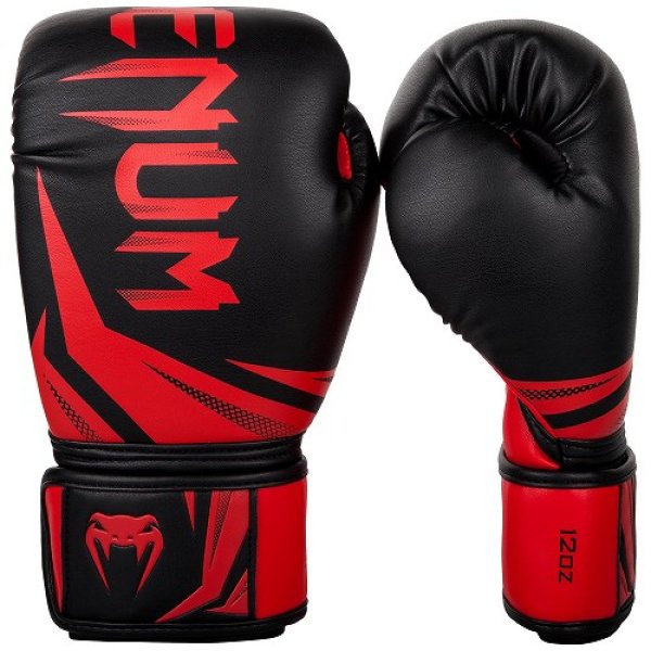 Photo1: VENUM Boxing Gloves Challenger3.0 Black/Red (1)