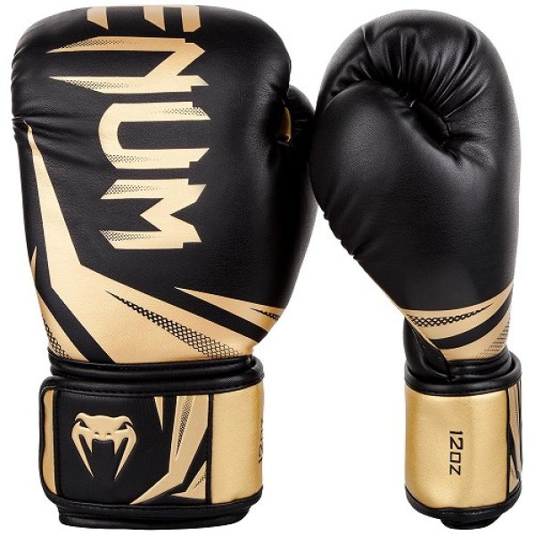 Photo1: VENUM Boxing Gloves Challenger3.0 Black/Gold (1)